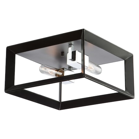 Artcraft Vineyard 2 Light Black & Chrome AC10063BC